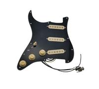 pickup battipenna precablato 5 Pickups Pickups per chitarra Pickups per chitarra Single Coil SSS Pickups per chitarra Precablati caricati Battipenna Ricambi per chitarra Sostituisci(Black)