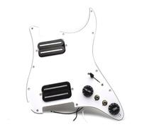 pickup battipenna precablato Battipenna per chitarra con splitting a bobina humbucker HH Loaded Prewired Scratchplate 2 con taglio singolo