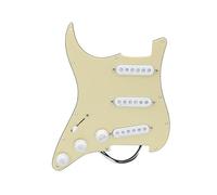 pickup battipenna precablato Battipenna per chitarra SSS precablato caricato doppio pickup Hot Rail e manopole per chitarra FD ST a 11 fori 5 colori opzionali(Cream 3ply)