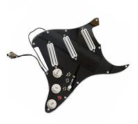 Pickup Battipenna Precablato Bianco Silver Mirror Set Pickup Humbucker Dual Hot Rail Parti di ricambio per chitarre