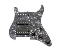 pickup battipenna precablato Chitarra elettrica Doppio singolo Doppio pannello pickup HSH SSH Singolo singolo doppio pickup per chitarra elettrica Accessori per pickup(Pearl Black SSH)