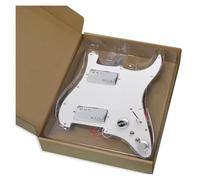 pickup battipenna precablato HH Brass Cover Two Humbucker Coil Spliting Battipenna per chitarra Battipenna stile LP Humbucker caricato precablato Battipenna