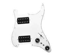 pickup battipenna precablato HH Loaded Pickguard 5 Prewired ST Pickguard Coil Splitting Pickguard con set di pickup Humbucker(Black White)