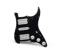 pickup battipenna precablato I materiali sono ecologici Circuiti HSH Pickguard Battipenna per chitarra HSH Loaded Precablato Assemblaggio piastra battipenna(Black-White Pickup)