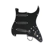 pickup battipenna precablato Pickguard per chitarra elettrica circuito pickup montaggio battipenna multi-ingranaggio + 3 configurazioni di taglio singolo 20 toni(3 small double white)