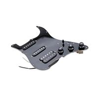 pickup battipenna precablato Pickguard per chitarra nera Strat Humbucker Pickups Set nero SSH Caricato Precablato per chitarra elettrica