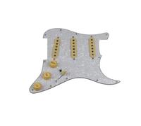 pickup battipenna precablato Pickup Chitarra 5 Pickup SSS Single Coils Pickups Battipenna Caricato/Set Copri Pickup Giallo(09)