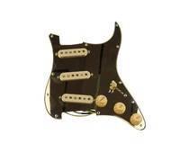 pickup battipenna precablato Pickup Chitarra SSS Single Coils 5 Pickup Battipenna Caricato/Set Copri Pickup Giallo(22)