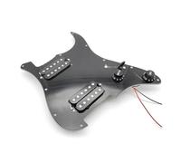 pickup battipenna precablato Pickup per chitarra con battipenna precablato caricato serie HH con 2 bobine humbucker per chitarra ST(HH Black)