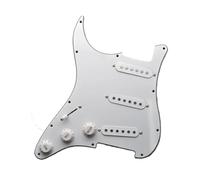 pickup battipenna precablato Pickup per chitarra elettrica a bobina singola precablati caricati Pickup per chitarra elettrica a bobina singola precablati caricati 11 fori SSS rosso/bianco bianco perla