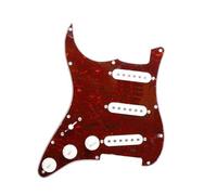 pickup battipenna precablato Pickup per chitarra elettrica a bobina singola precablati caricati Pickup per chitarra elettrica a bobina singola precablati caricati 11 fori SSS rosso/bianco bianco perla