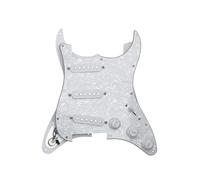 pickup battipenna precablato Pickup per chitarra elettrica Pickup STSQ per chitarra elettrica Singolo pannello doppio con linea di pickup Set completo(White)