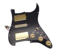 Pickup battipenna single coil Battipenna Caricato Precablato Con Divisione Della Bobina Set Di Pickup Humbucker HSH Ainico 5 Per Parti Di Ricambio Per Chitarre Elettriche ST