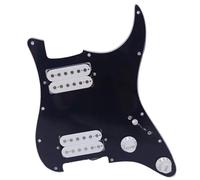 Pickup battipenna single coil Battipenna Caricato Precablato Per Chitarra Nero Con Piastra Antigraffio Pickup Humbucker Per Parti Di Ricambio Per Chitarre Elettriche ST