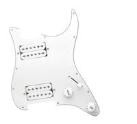 Pickup battipenna single coil Battipenna HH Battipenna Per Chitarra Elettrica E Gruppo Antigraffio Precablato Caricato Con Due Humbucker Neri(R)