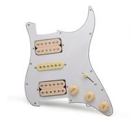 Pickup battipenna single coil Battipenna Per Chitarra Elettrica Stile ST Battipenna Per Chitarra Elettrica E Gruppo Antigraffio Precablato Caricato HSH Nero(F)