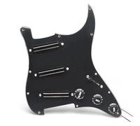 Pickup battipenna single coil Battipenna Per Chitarra Humbucker Precablato SSS Multicolore Per Chitarra Elettrica 9K/9K/9K Caricato Precablato Per Pickup Per Chitarra ST(Black-BK)