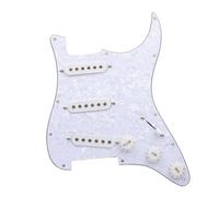 Pickup battipenna single coil Battipenna Per Chitarra Precablato Alnico 5 SSS Battipenna Caricato Pickup Sfalsati 48/50/52mm Per Chitarra FD ST(H)