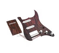 Pickup battipenna single coil Battipenna Precablato 1pc Battipenna Caricato SSH Con Set Di Pickup Alnico 5 E Piastra Posteriore Per Chitarra Elettrica Con Venature In Palissandro