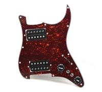 Pickup battipenna single coil Battipenna Precablato Alnico 5 HH Battipenna Diviso A Spirale Battipenna Caricato HH Con Pickup Humbucker Pickguard Battipenna(B)