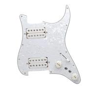 Pickup battipenna single coil Battipenna Precablato Alnico 5 HH Battipenna Diviso A Spirale Battipenna Caricato HH Con Pickup Humbucker Pickguard Battipenna(Q)