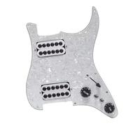 Pickup battipenna single coil Battipenna Precablato Caricato Due Bobine Humbucker Splitting Battipenna Per Chitarra HH Battipenna Per Chitarra Elettrica(G)