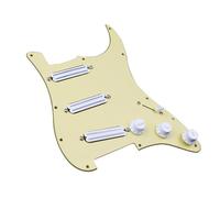 Pickup battipenna single coil Battipenna Precablato HR Pickup Humbucker A Doppia Guida Per Chitarra Caricata SSS Alnico 5 Per Parte Di Chitarra ST(Cream 3ply)