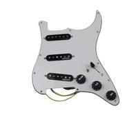 Pickup battipenna Single Coil Cablaggio Chitarra Tipo A 7 Vie Completamente Caricato Battipenna Precablato SSS Ainico 5 Pickup Single Coil Set Parti di Chitarra(T)