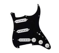 Pickup battipenna single coil Gruppo Pickup Battipenna Per Chitarra Elettrica Alnico5 Coperchio Anteriore Pickup Sss Con Tre Battipenna Singoli(I)