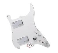 Pickup battipenna single coil HH Brass Cover Due Humbucker Coil Spliting Battipenna Per Chitarra Elettrica LP Humbucker Caricato Precablato Scratchplate