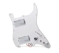 Pickup battipenna single coil HH Two Humbucker Coil Spliting Battipenna Per Chitarra Elettrica Battipenna Stile LP Humbucker Caricato Precablato Scratchplate(A)