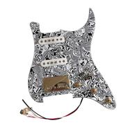 Pickup battipenna single coil HSS Prewired Loaded ST Battipenna Cromato Alnico 5 Humbucker Pickup 2 Single Cut Way Coil Split Converter Accessori Per Chitarra