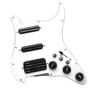 Pickup battipenna single coil Pickup SSH Coil Splitting Battipenna Per Chitarra Elettrica 2 Humbucker Con Pickup A Bobina Precablato Caricato Ad Alto Rendimento(B)