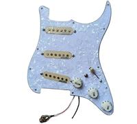 Pickup battipenna single coil Pickup SSS Battipenna Precablato Ainico 5 Pickup Single Coil Interruttore A 7 Vie 1 Taglio Singolo Per Parti Di Chitarra ST(A)