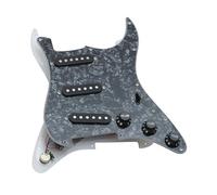 Pickup battipenna single coil Protezione Per Chitarra Elettrica Pannello Singolo Doppio Per Chitarra Elettrica STSQ Con Linea Di Raccolta Per Formare Un Set Completo Di Pannelli(Black)