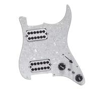 Pickup battipenna single coil Speciale Per Scratchplate Precablato Caricato Due Bobine Humbucker Splitting Battipenna Per Chitarra HH Battipenna Per Chitarra Elettrica(G)