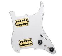 Pickup battipenna single coil Speciale Per Scratchplate Precablato Caricato Due Bobine Humbucker Splitting Battipenna Per Chitarra HH Battipenna Per Chitarra Elettrica(H)