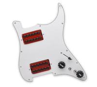 Pickup battipenna single coil Speciale Per Scratchplate Precablato Caricato Due Bobine Humbucker Splitting Battipenna Per Chitarra HH Battipenna Per Chitarra Elettrica(E)