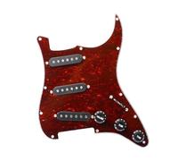 Pickup battipenna single coil SSS 11 Fori 3Ply Single Coil Chitarra Elettrica Pickguard Pickup Caricato Piastra Antigraffio Precablata Per Chitarra Elettrica ST(F)