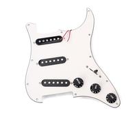Pickup battipenna single coil SSS A Tre Strati Con Pickup Nero Con Caricamento Battipenna Set Di Accessori Per Strumenti Musicali Per Chitarra Elettrica