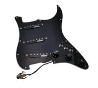 Pickup battipenna Single Coil SSS Ainico 5 Pickup Single Coil Tipo A 7 Vie Completamente Caricato Battipenna Precablato per Chitarra Elettrica(A)