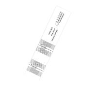 Pickup Calibrazione Distanza Gauge Goniometro Acrilico Portatile Pickup Calibrazione Calibro Distanza Strumento di regolazione Vinili Giradischi Calibro acrilico Righello Cartuccia Allineamento
