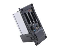 Pickup Chitarra Acustica di preamplificazione per chitarra acustica per mancini con pickup piezoelettrico a sella per chitarra equalizzatore a 3 bande