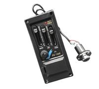 Pickup Chitarra Acustica Equalizzatore per pickup per chitarra acustica 505 con copertura protettiva Preamplificatore a tre bande