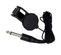 Pickup Chitarra Acustica Microfono a clip per chitarra acustica con pickup piezoelettrico e foro sonoro da 6.35 mm