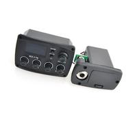 Pickup Chitarra Acustica Principianti Preamplificatore equalizzatore per chitarra acustica a quattro bande con accordatore di programma digitale e pickup piezoelettrico