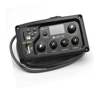 Pickup Chitarra Acustica Professionale EQ MP3 equalizzatore a 3 bande Preamplificatore per chitarra acustica Pickup piezoelettrico Display LCD retroilluminato