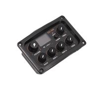 Pickup Chitarra Acustica Professionale Pickup equalizzatore per chitarra acustica a 5 bande con accordatore LCD manopole di controllo per alti medi e bassi