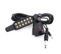 Pickup Chitarra Acustica Professionale Pickup per chitarra acustica a 12 fori sensore magnetico con regolatore di tono e volume accessorio per cavo audio