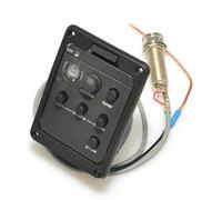 Pickup Chitarra Acustica Professionale Pickup per chitarra acustica a 4 bande preamplificatore equalizzatore accordatore microfono piezoelettrico metronomo 6 specifiche(101 3 Band)